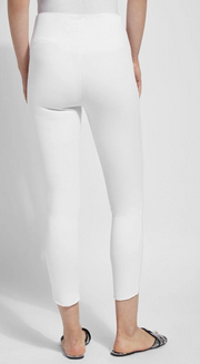 Lynette Scallop Edge Denim (White)