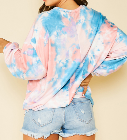 Tie Dye Tunic Pullover