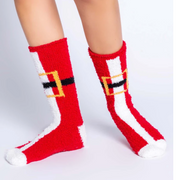 Santa Belt Fun Socks