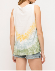 Tie Dye Swirl Block Tank