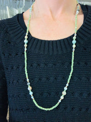 Lime Sparkle Necklace