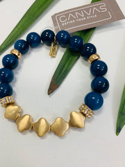 Gemstone Bracelet (Deep Blue)