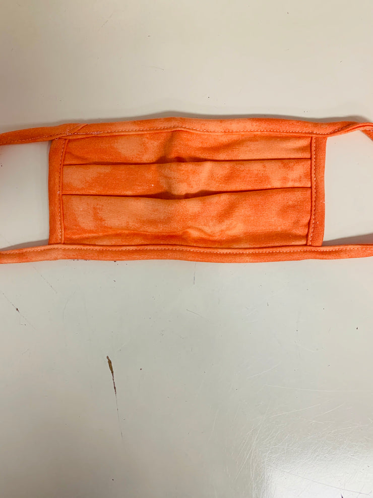 Orange Tie Dye Face Mask 0028
