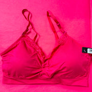 Seamless Bra With Lace (Hot Pink)