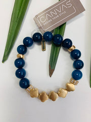 Gemstone Bracelet (Deep Blue)